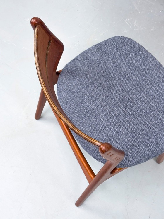 Teak Dining Chairs by Erik Buch for Chr. Christensens Møbelfabrik, 1960s, Set of 6 – Wood (photo 9 of 24)