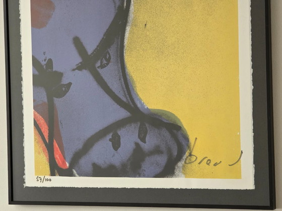 Image 1 of Herman Brood - The Colourful Cow - 57/100 - Hand signed