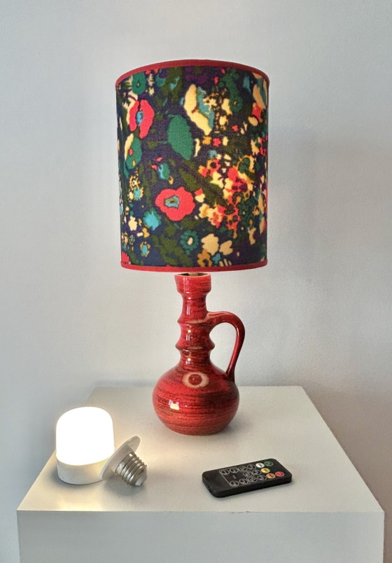 Image 1 of Upcycled Jopeko vase lamp - cordless - suitable for outdoor use