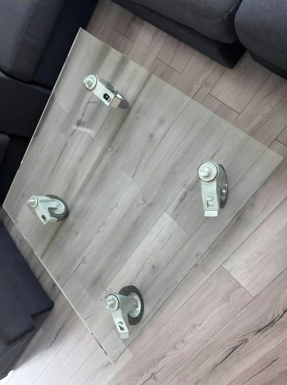 Image 1 of Designer modern glass coffee table