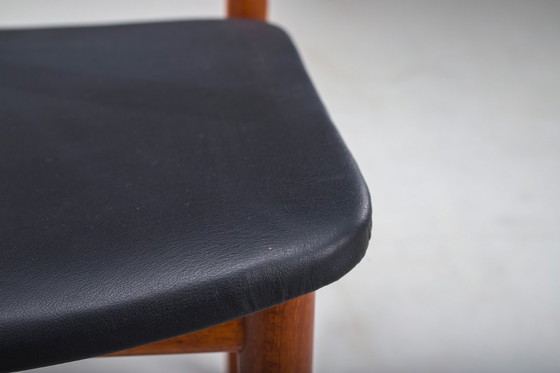 Image 1 of Model 39 Teakholz-Esszimmerstuhl von Henry Rosengren Hansen für Brande Møbelindustri, 1960er Jahre