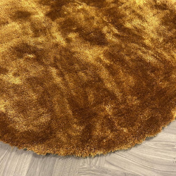 Image 1 of Brinker Carpets Puglia Gold Brown Mix Rug - 200x200cm