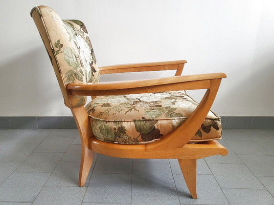 Image 1 of Vintage fauteuil uit de jaren 50, model SK40 of SK250, ontworpen door Etienne-Henri Martin voor Steiner.