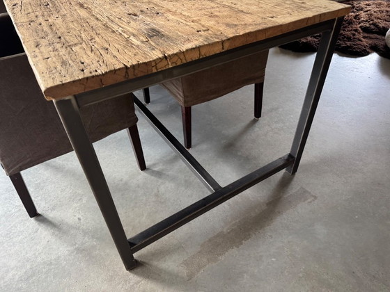 Image 1 of Tavolo da pranzo rustico, robusto, grande e fatto a mano da 320 cm!