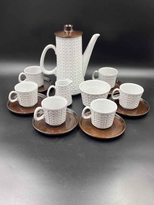 Servizio da caffè Ceramano, modello: Epsilon di Karl Leutner