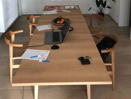 Mesa de comedor Unique PP Møbler • Modelo PP850 a bordo • Diseño Thomas E. Alken – Mesas de comedor, Wood (photo 9 of 14)