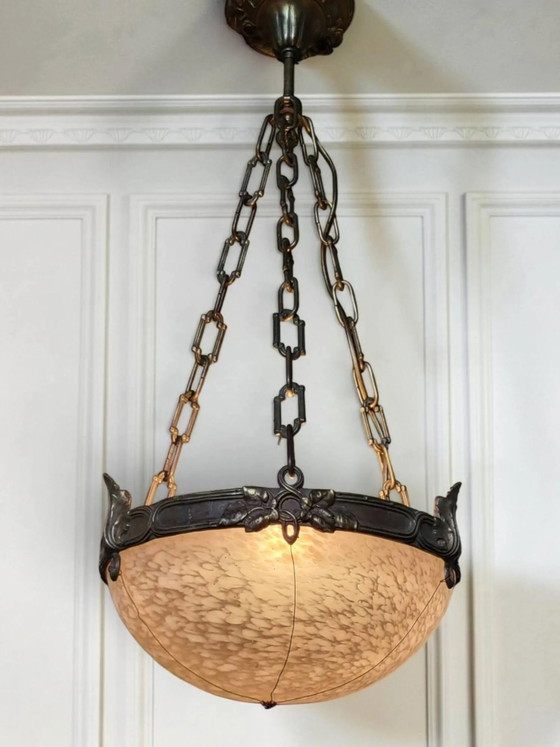 Art Deco Bronze Pendant – Pendant lamps (photo 4 of 7)