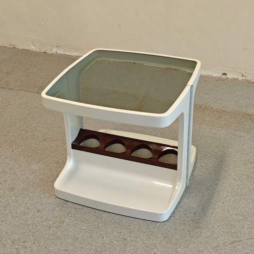 Tavolo da bar vintage in stile Space Age - Marc Held Prisunic – bijzettafels, Plastic