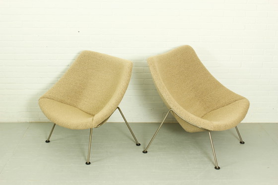 Image 1 of Ensemble de chaises Oyster Vintage par Pierre Paulin pour Artifort, 1960S