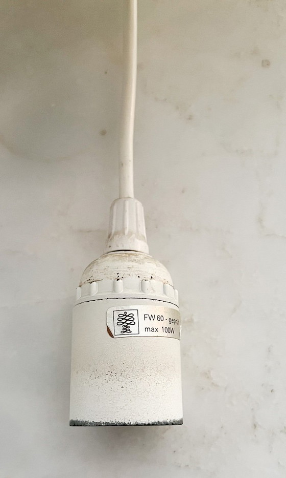 Image 1 of Mid-century Cocoon pendant lamp by Friedel Wauer for Goldkant Leuchten, Germany, 1970s.