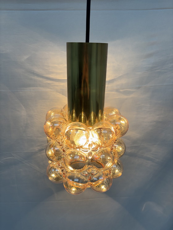 Image 1 of Suspension vintage Helena Tynell, lampe bulle design 1960