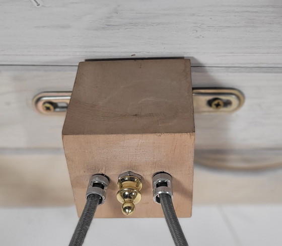 Ox-Yoke-Lamp Upcycled - Lampe à Joug de Bœuf – Plafonniers, Iron, Wood (photo 3 of 5)