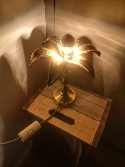 Lampe de table Hollywood Regency Palm Tree par Willy Daro pour Massive