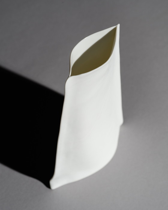 Image 1 of Johan van Loon x Rosenthal Studio-Line Matte Paper Bisque Porcelain Vase Duo