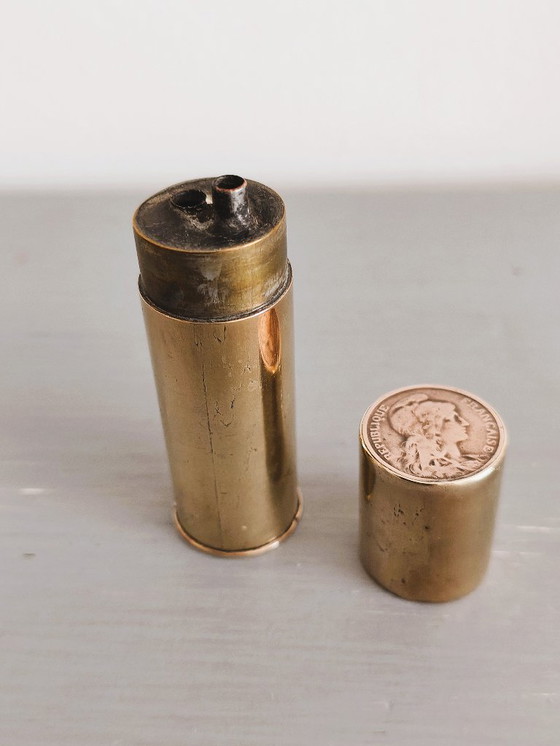 Image 1 of Antieke aansteker uit de periode 1914-1918.