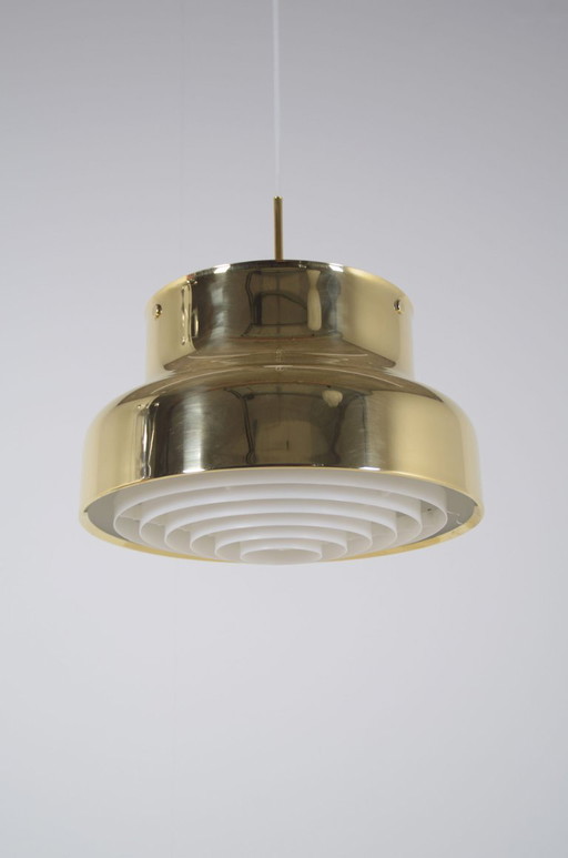 Bumling pendant lamp designed by Anders Pehrson for Ateljé Lyktan, 1960s – hanglampen, Plastic, Brass (photo 2 of 9)