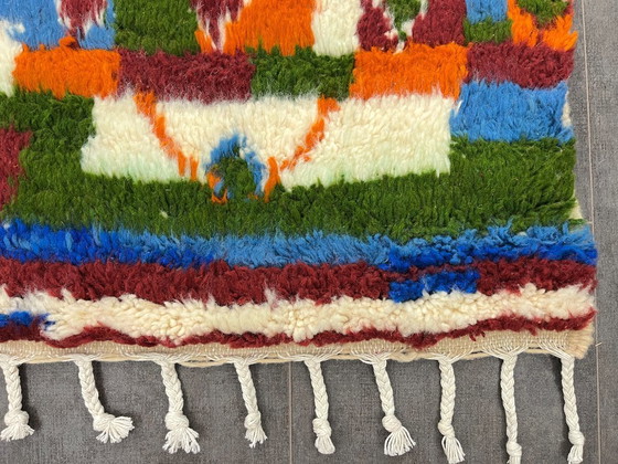 Image 1 of Berber Rug - 264 cm x 159 cm - colored Wool