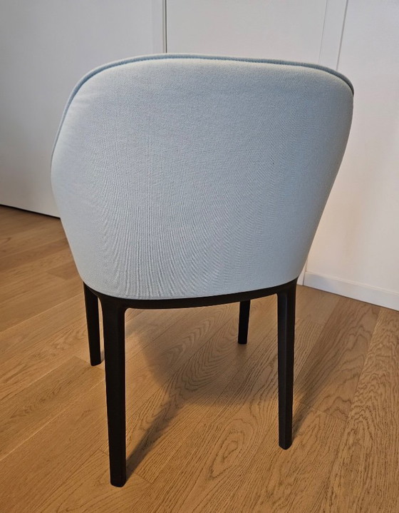 Image 1 of Paire Vitra softshell bleu glacier