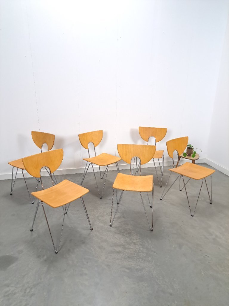 Kusch+Co. Mikado 1800　walter leeman Set of 6 x Kusch & Co Mikado 1800, Walter Leeman chairs | €1,429