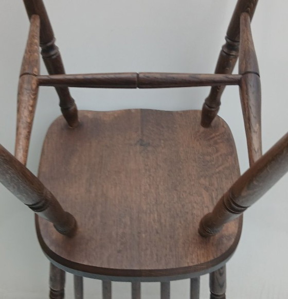 Image 1 of 2 sedie da pranzo in legno massello – stile fattoria