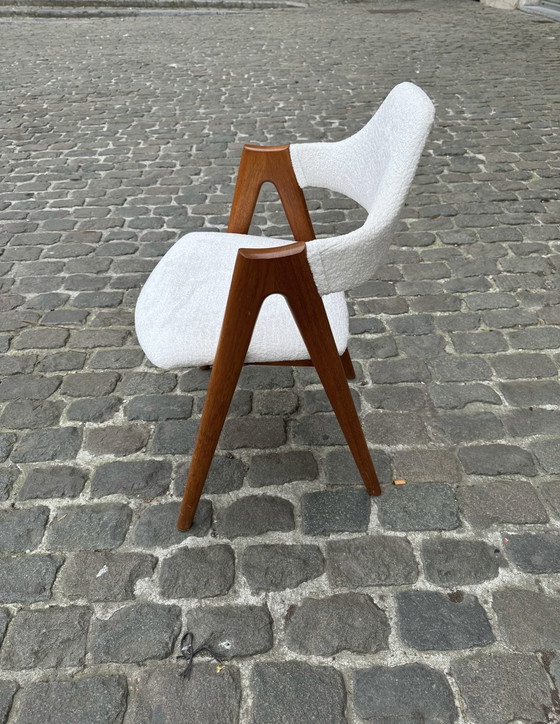 Image 1 of 6 "Compass" Chairs, By Kai Kristiansen, Denmark, 1960's