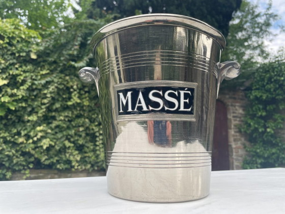 Image 1 of Art Déco 1930 Raffreddatore per champagne Raffreddatore per vino Massé francese