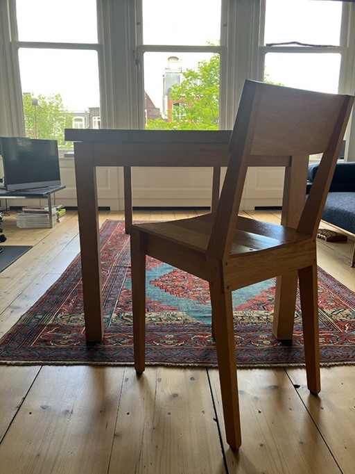 Piet Hein Eek eetafel/stoelen