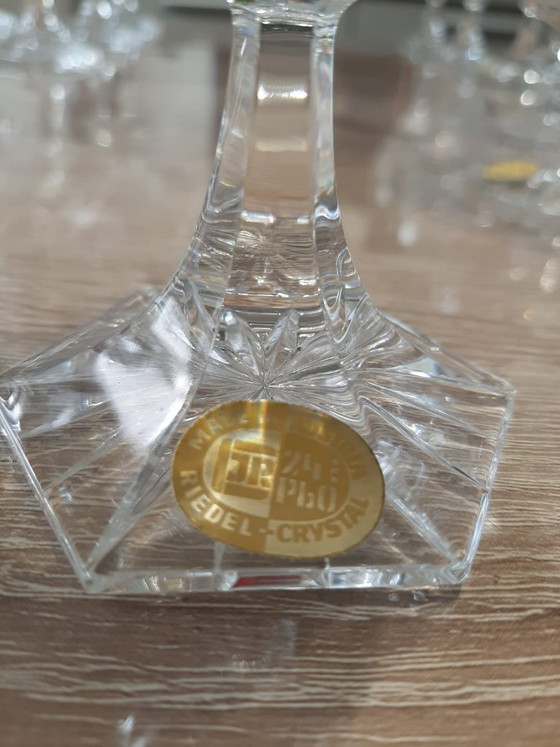 Image 1 of Service de table exclusif de 40 pièces en verre Riedel Austria vintage – cristal au plomb à 24 % (PbO)