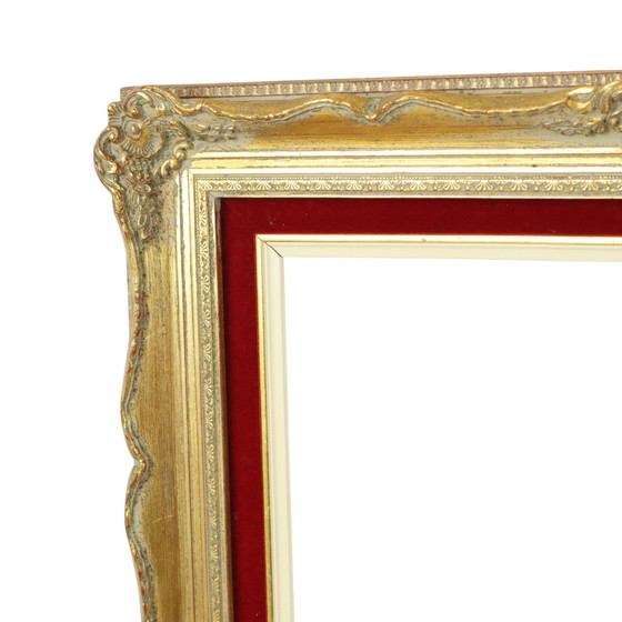 Image 1 of Gilded Painting List Baroque Style 65x55cm