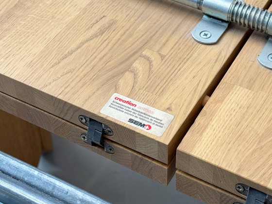 Image 1 of Mesa de comedor extensible de roble de Creation Suisse, años 70