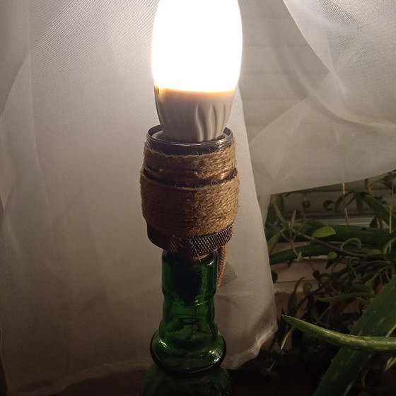 Image 1 of Cevin-Lampe aus grünem Glas in Murano Stil lamp in green glas