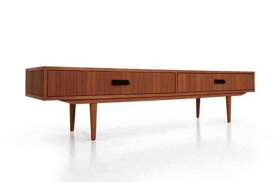 Image 1 of Lowboard 2 laden eiken gebeitst teak - L02