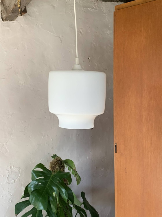 Lampada a sospensione vintage opalina – Lampade a sospensione, Scandinavian (photo 7 of 7)