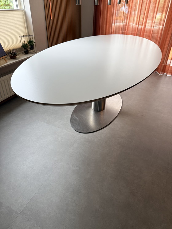 Image 1 of Eethoektafel ovaal tafelfabriek