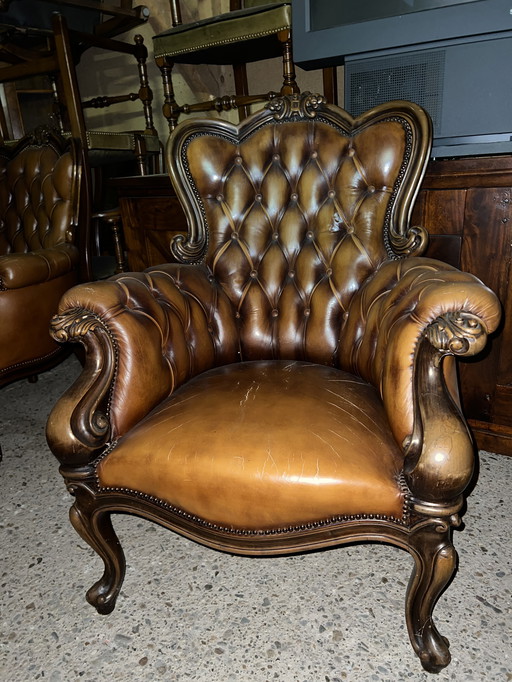 Fauteuil Chesterfield Baroque