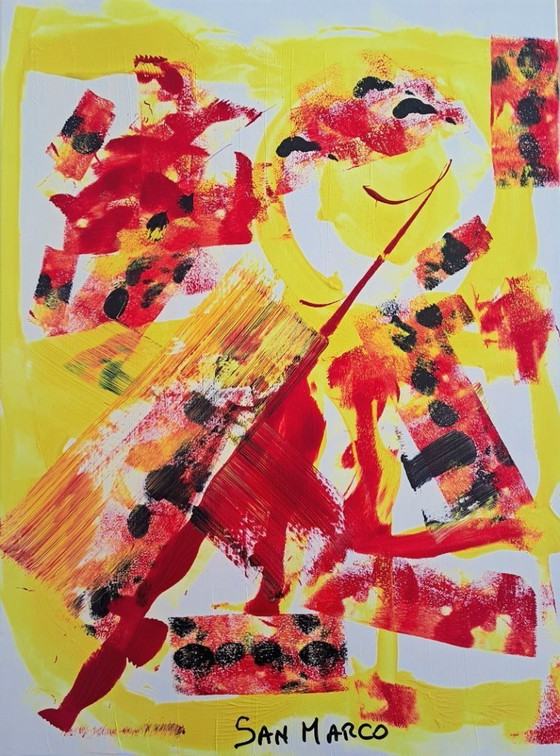 Image 1 of Enzo SAN MARCO - Rising Heat - Artist's painting