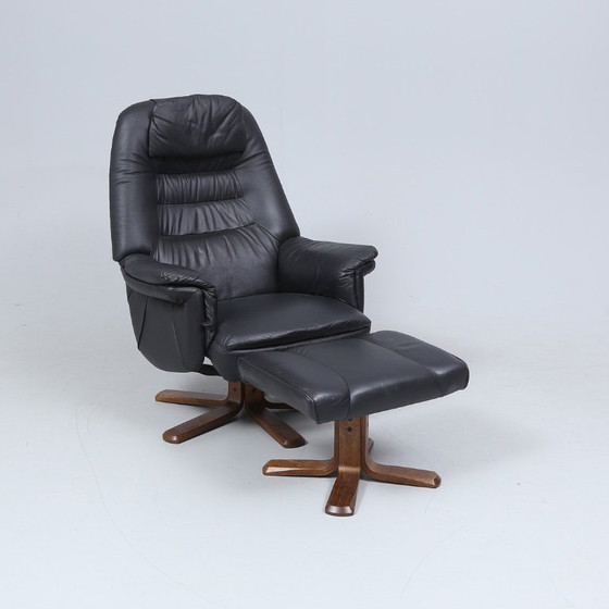 Image 1 of Set aus 2 Sesseln mit Fußhocker