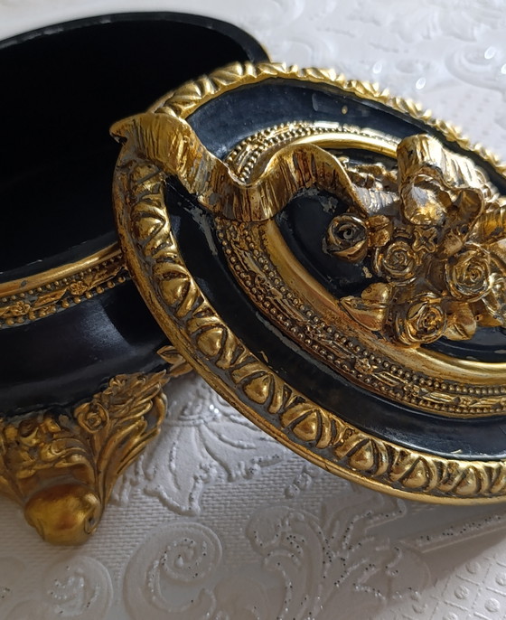 Portagioie vintage decorato in stile Luigi XVI – Oggetti decorativi (photo 2 of 10)