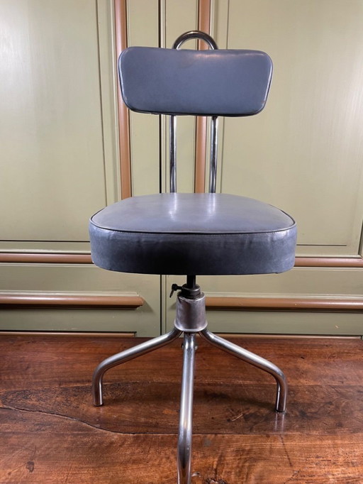 Sedia vintage "Pullman Spring-Filled" – seduta industriale degli anni '60/'70