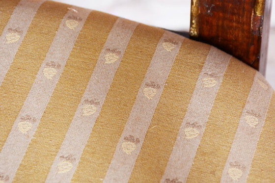 Restored Empire Sofa, Walnut, Spruce, Revived Polish, Austria, 1810s – Textile, Wood (photo 11 of 18)