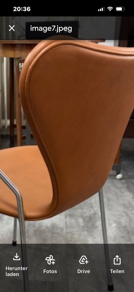 Image 1 of 6x Arne Jacobsen 3207 Fritz Hansen