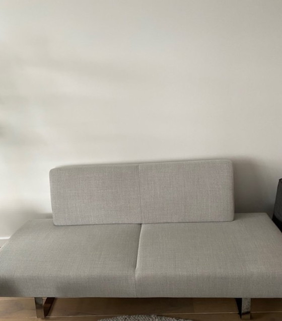 Image 1 of Harvink 2-person sofa light gray fabric Ploegwool