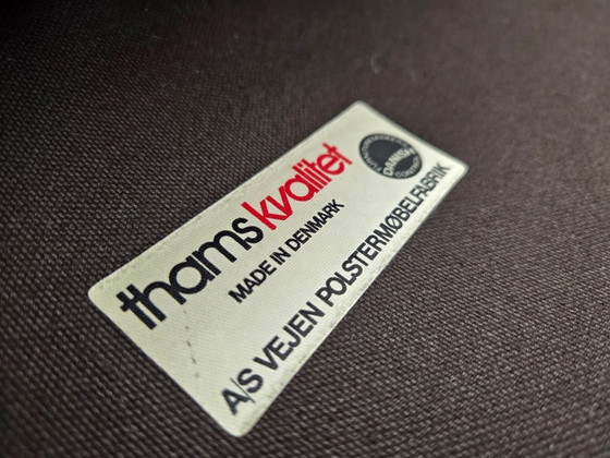 Image 1 of Década de 1970, diseño danés de Georg Thams, sillón, mobiliario de cuero.