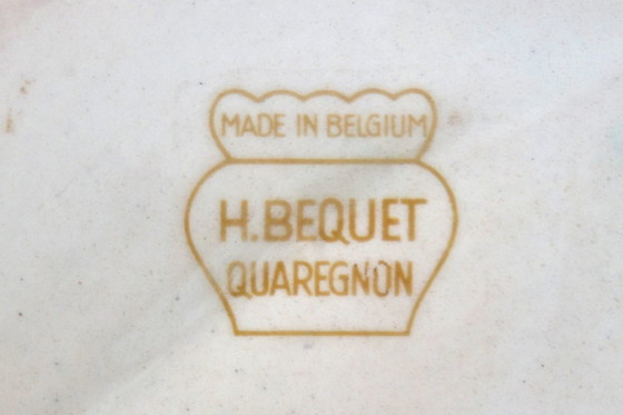 Image 1 of H. Béquet Quaregnon wall dish 1950s