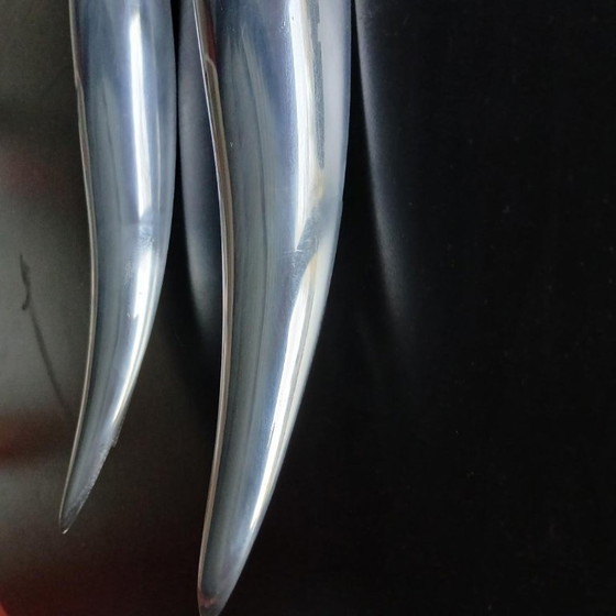 Image 1 of Appliques design italien aluminium chromé