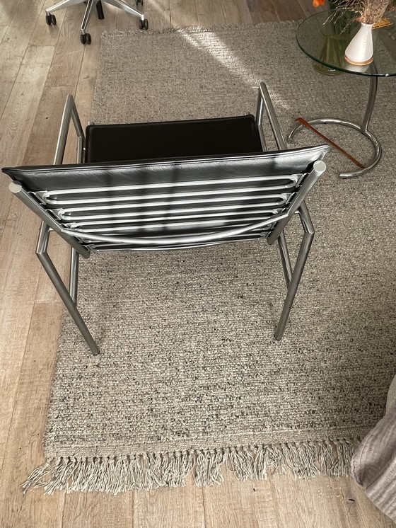 Image 1 of Armchair SZ 03 Ohman 1012-1000 by Martin Visser/Spectrum black leather new condition