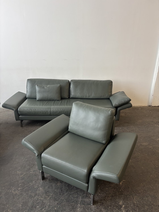 Rolf Benz Vida Leather Sofa Armchair Design – Couches (photo 4 of 10)