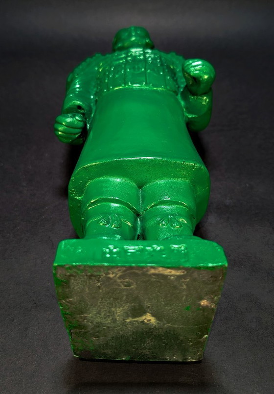 Guerrier Xi'an En Terre Cuite -中國製造 Zhōngguó Zhìzào – Sculptures, Ceramic (photo 8 of 10)