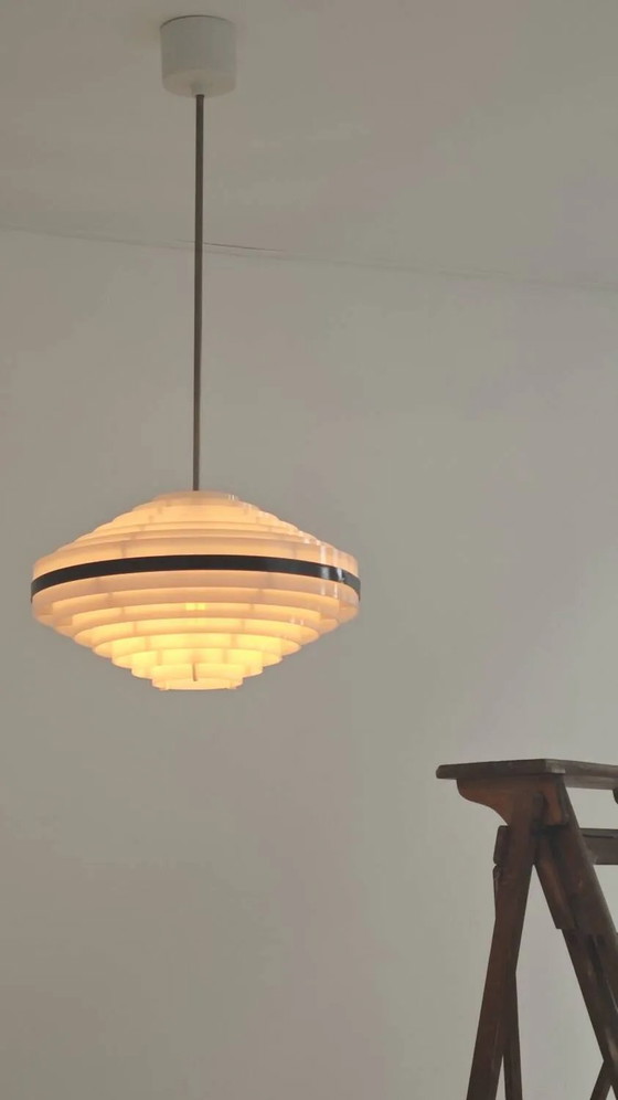 Lampada a Sospensione UFO Space Era Cecoslovacchia 1970 – Lampade a sospensione, Metal, Plastic, Space Age (photo 9 of 29)