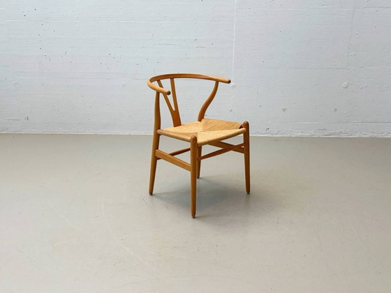 Image 1 of Set of 6 Wishbone Chairs CH24 by Hans J. Wegner for Carl Hansen & Søn, Denmark, 1990s
